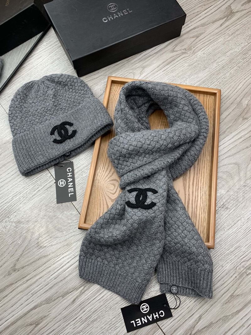 Chanel Caps Scarfs